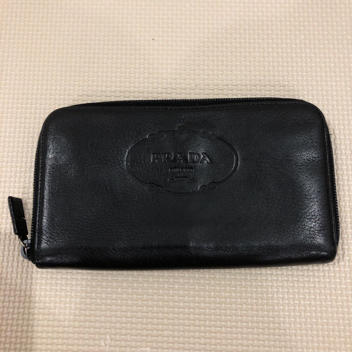 限定価格】813 PRADA プラダ 2つ折り長財布 レター型-