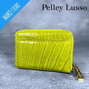 【超美品】Pelley Lusso クロコダイル シャイニング コインケース