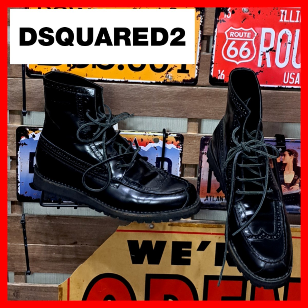 2024年最新】Yahoo!オークション -dsquared ブーツの中古品・新品・未