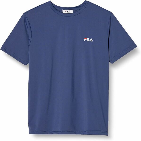 FILA フィラ テニスウェア クルーネック半袖Tシャツ 413316 ブルー(BL) メンズM 新品