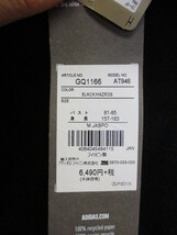 未使用　アディダス　ビッグロゴ　スウェットパーカー　SIZE M　黒　スウェットジャージトップ　フーディージャケット　ブルゾン　09291_画像6