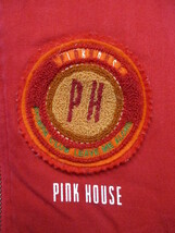 ピンクハウス　90sヴィンテージ　ブルゾン　コットン地MA-1　ボンバージャケット　フライトジャケット　赤　レッドジャンパー　10242_画像2