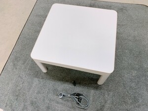 中古 ユアサ コタツテーブル 750×750mm リバーシブル こたつ テーブル 暖房器具 引取歓迎/茨城 231024か1 I12170