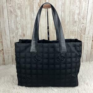 人気 CHANEL シャネル ニュートラベルライン トートバッグ MM ハンドバッグ ショルダー ココマーク ブラック 黒 A4サイズ 肩掛け 大容量