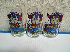 アサヒ飲料 Dr.スランプ アラレちゃん グラス 3コセット 昭和レトロ 三ツ矢サイダー