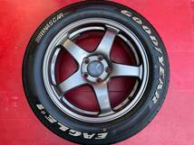 ENKEI PF05 エンケイ　PF05FJ1　１７インチ　17X7J+45　GOODYEAR　1 NASCAR ナスカー 215/60R17C109/107R　215/60R17　４本セット（6/302）_画像2