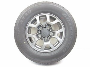 新車外し 1本のみ出品 ジムニーシエラ JB74W 純正 ホイール 15 × 5.5J ダンロップ タイヤ セット GRANDTREK 195/80R15 2023年 (B035743)