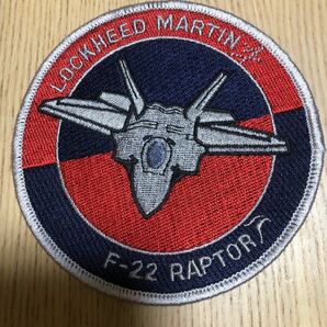 F-22 Raptor ワッペン Lockeed Martin アメリカ空軍の画像1