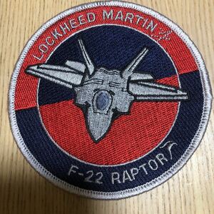 F-22 Raptor ワッペン Lockeed Martin アメリカ空軍