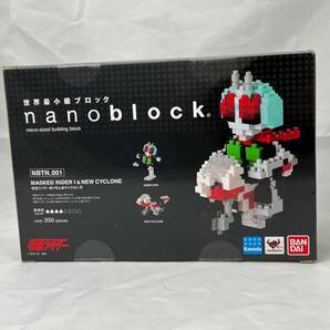 レア※限定品 新品未開封 ナノブロック 魂ネイションシリーズ 仮面ライダー 新1号&新サイクロン号 NBTN_001 バンダイの画像1