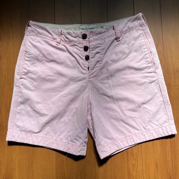 Abercrombie&Fitch ショートパンツ　サイズ32 薄ピンク