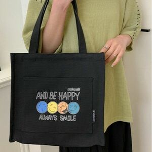 帆布 トートバッグ レディース キッズ マザーズバッグ 肩掛け レッスンバッグ ママバッグ 新品