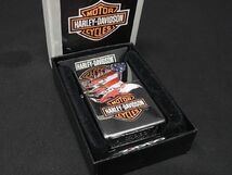 1円 ■美品■ ZIPPO ジッポー ハーレーダビッドソン 高級ガスライター ローラーガスライター 喫煙グッズ 喫煙具 シルバー系 AR6122_画像1