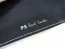 ■新品■未使用■ PS Paul Smith ピーエスポールスミス ナイロン 二つ折り 財布 ウォレット 札入れ カード入れ ブラック系 BF3035_画像5