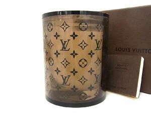 ■美品■ LOUIS VUITTON ルイヴィトン モノグラム アロマキャンドル キャンドル ロウソク メンズ レディース ブラウン系 AN2727