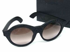 ■極美品■ KUB□RAUM クボラム Maske A3 サングラス メガネ 眼鏡 ブラック系 CB0657