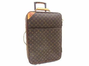 1円 LOUIS VUITTON ルイヴィトン M23294 モノグラム ペガス55 2輪 キャリーバッグ レディース メンズ ブラウン系 BG2051S2