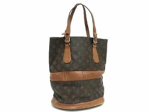 1円 LOUIS VUITTON ルイヴィトン T42236 モノグラム バケットGM バケツ型 ショルダーバッグ トートバッグ レディースブラウン系 AR8776