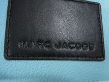 1円 ■美品■ MARC JACOBS マークジェイコブス レザー 2WAY トート ハンドバッグ ショルダーバッグ レディース ライトブルー系 BG3550_画像6