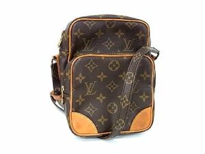 1円 ■美品■ LOUIS VUITTON ルイヴィトン M45236 モノグラム アマゾン クロスボディ ショルダーバッグ ポシェット ブラウン系 AR9549