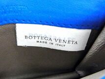 1円 ■美品■ BOTTEGA VENETA ボッテガヴェネタ イントレチャート レザー カードケース パスケース カード入れ 定期入れ ブルー系 BG3732_画像5