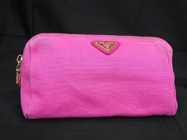 2023年最新】ヤフオク! -prada ポーチ ピンクの中古品・新品・未使用品一覧