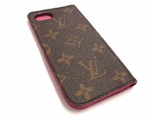 Authentic Louis Vuitton Monogram Folio Iphone Xr Case Pink M67483