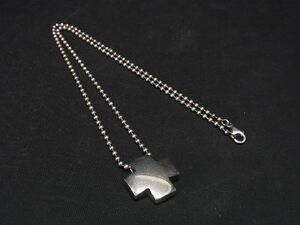 1円 TIFFANY＆Co ティファニー ローマンクロス SV925 ネックレス ペンダント アクセサリー シルバー系 AM9087