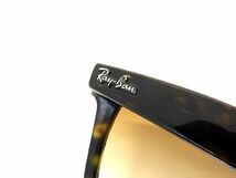 1円 ■極美品■ Ray-Ban レイバン RB 2140-F 902/51 52□22 150 2N べっ甲調 サングラス メガネ 眼鏡 メンズ ブラック系 AS3211_画像4