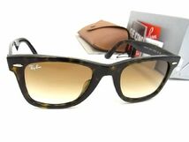 1円 ■極美品■ Ray-Ban レイバン RB 2140-F 902/51 52□22 150 2N べっ甲調 サングラス メガネ 眼鏡 メンズ ブラック系 AS3211_画像1