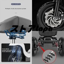 品質保証 小型電動三輪車/成人高齢者/障害者モビリティデュアルモーター/スロープパーキング/スーパークライミング L1213_画像5