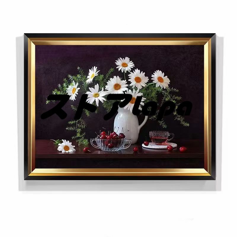 Sehr beliebt ★ Sehr schön ★ Blumen Ölgemälde 60*40cm q513, Malerei, Ölgemälde, Natur, Landschaftsmalerei