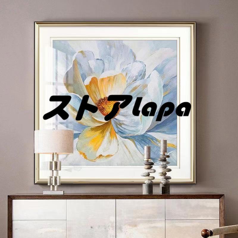 Extremely beautiful item★ Purely hand-painted painting Flowers Oil painting Reception room hanging painting Entrance decoration Hallway mural q1134, Painting, Oil painting, Nature, Landscape painting