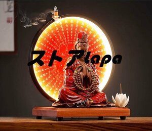 高品質 仏教美術 禅の置物玄関リビング観音仏像陶器 の町家アイデア逆流香装飾品工芸品 q1153
