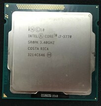 Intel Core i7-3770 動作確認済 ④_画像1