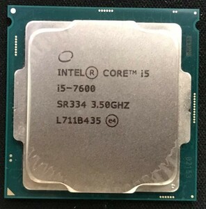 Intel Core i5-7600 動作確認済 2