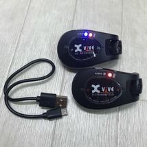 保管品 Xvive XV-U2 Black デジタル・ワイヤレス システム Wireless Guitar System エックスバイブ U2 BK_画像2