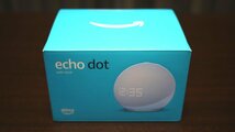 送料込◇Echo Dot with clock (エコードットウィズクロック) 第5世代 クラウドブルー_画像1