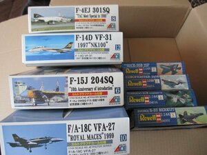 レベル エース LS アリイ 1/144 F-14 F/A-18 F-15 X-35 ユーロファイター S-37 トーネード 詰め合わせ 8個