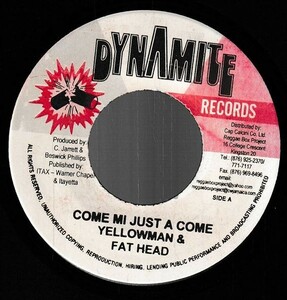 [Everybody Bawling Riddim] Yellow Man, Fat Head - Come Mi Jus A Come BV329