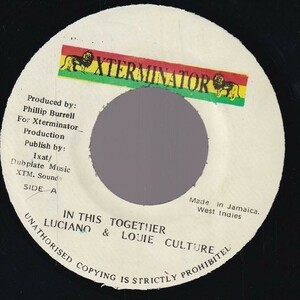 [In This Together Riddim] Luciano, Louie Culture, Terror Fabulous - In This Together CA533