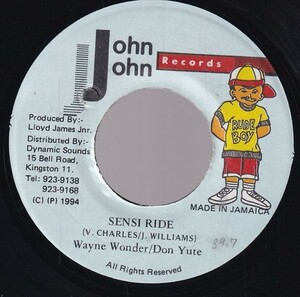 [Peanie Peanie Riddim] Wayne Wonder, Don Youth - Sensi Ride BX637