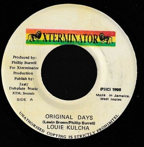[Get In The Groove Riddim] Louie Culture - Original Days BT263