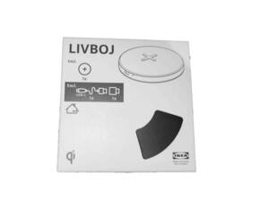 0IKEA Ikea LIVBOJlivuboiQi standard wireless charger, black new goods 