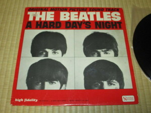 BEATLES ビートルズ A HARD DAY'S NIGHT ア・ハード・デイズ・ナイト 米 LP モノ MONO サントラ盤 ジョン・レノン ポール・マッカートニー