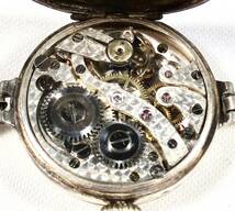 ☆ 銀製　婦人用腕時計　スイス製　1920年頃_画像9
