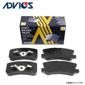 ADVICS アドヴィックス N-BOX+ JF1 ブレーキパッド SN124P ホンダ フロント用 ディスクパッド ブレーキパット