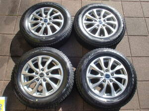 美品 BS BALMINUM & 7~6.7mm山 BLIZZAK VRX2 195/65R15 クラウンESQUIREVOXYノアイシスセレナプレマシィアクセラ等に　手渡大歓迎　送料安