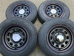 新品スタッドレス 2023年製 ハンコック RW06 デイトナブラック 15インチ 6J+45 195/80R15 107/105L LT NV350 E26 E25 キャラバン