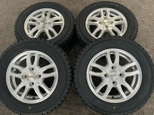 2023年製 新品 国産スタッドレス WAZNER 13インチ 4J+42 4-100 155/70R13 ピクシスエポック バモス エブリイワゴン スクラムワゴン ミニカ